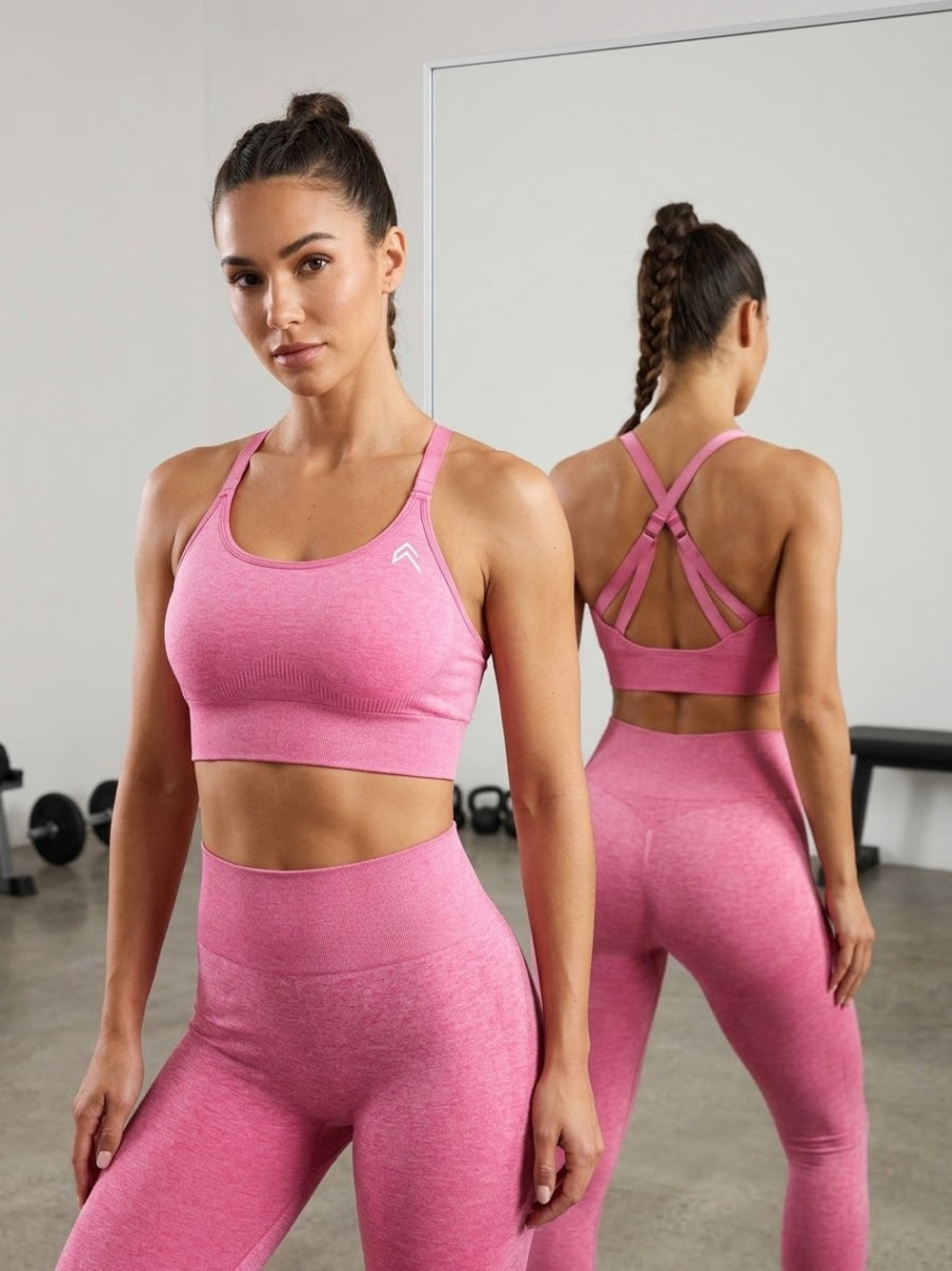 Oner Active Seamless Coral Sports Bra